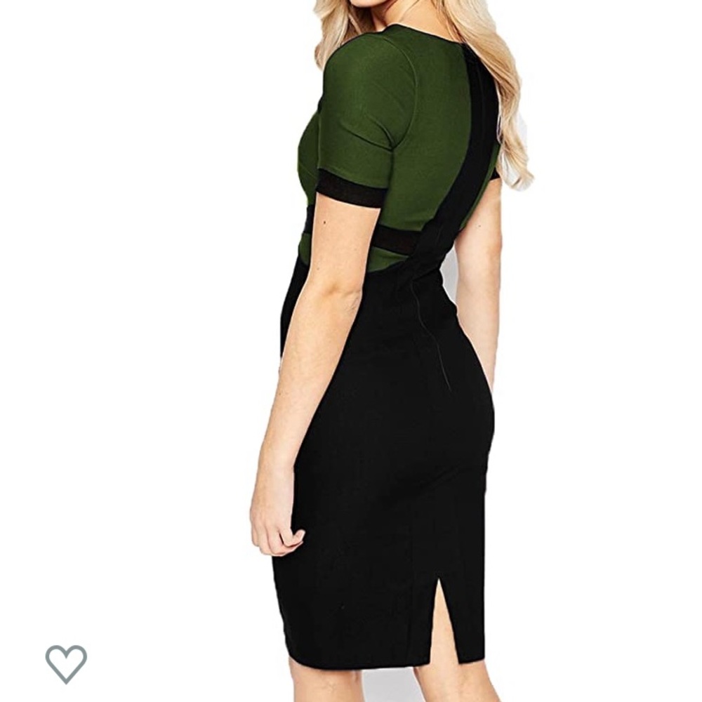 Color Block Bodycon Dress - Picture 2 of 7